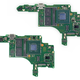 The circuit board and components for the old Switch (bottom left) and new Switch (top right) look practically identical.